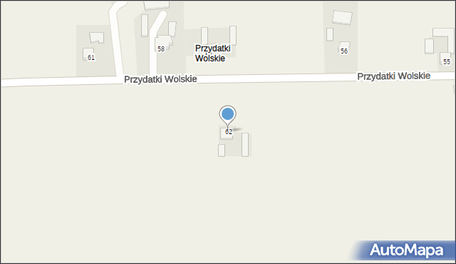 Przydatki Gołaszewskie, Przydatki Wolskie, 62, mapa Przydatki Gołaszewskie