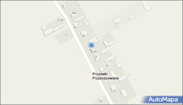 Przydatki Przybyszowskie, Przydatki Przybyszowskie, 16, mapa Przydatki Przybyszowskie