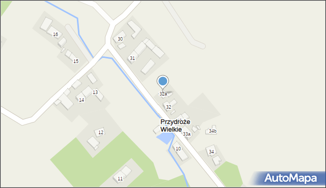 Przydroże Wielkie, Przydroże Wielkie, 32a, mapa Przydroże Wielkie