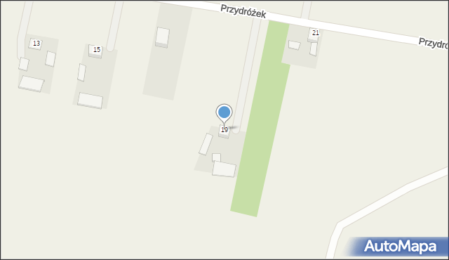 Przydróżek, Przydróżek, 19, mapa Przydróżek