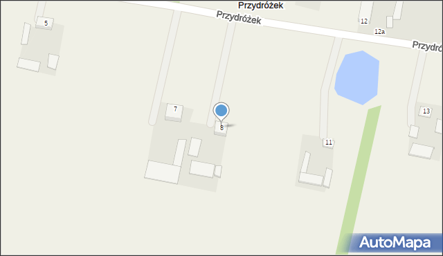 Przydróżek, Przydróżek, 8, mapa Przydróżek