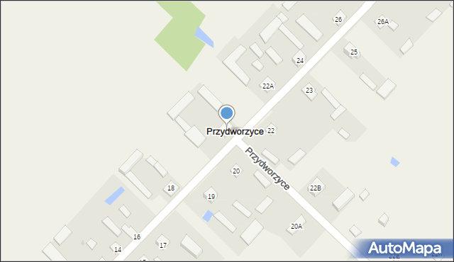 Przydworzyce, Przydworzyce, 21, mapa Przydworzyce