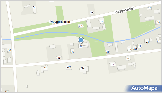 Przygodziczki, Przygodziczki, 29, mapa Przygodziczki