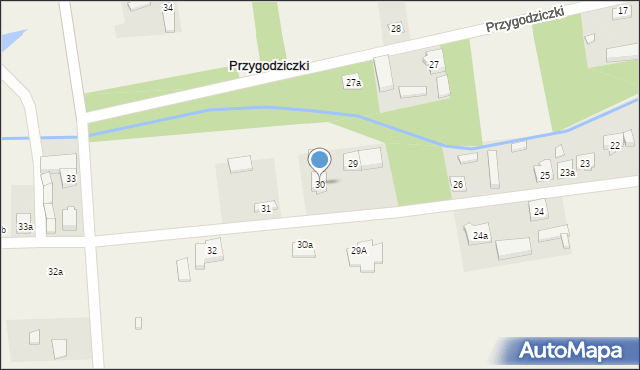 Przygodziczki, Przygodziczki, 30, mapa Przygodziczki