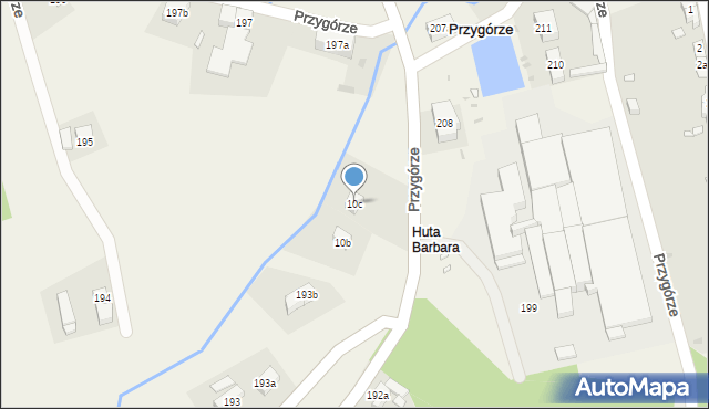 Przygórze, Przygórze, 10c, mapa Przygórze