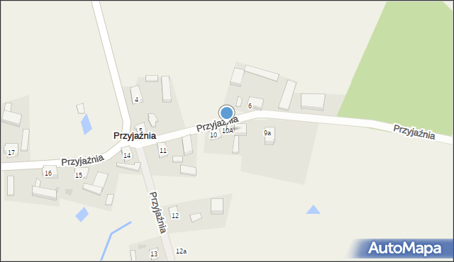 Przyjaźnia, Przyjaźnia, 10A, mapa Przyjaźnia