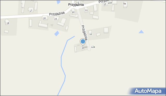 Przyjaźnia, Przyjaźnia, 13, mapa Przyjaźnia