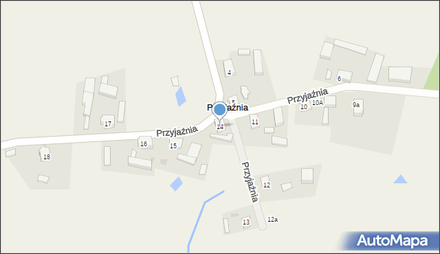 Przyjaźnia, Przyjaźnia, 14, mapa Przyjaźnia