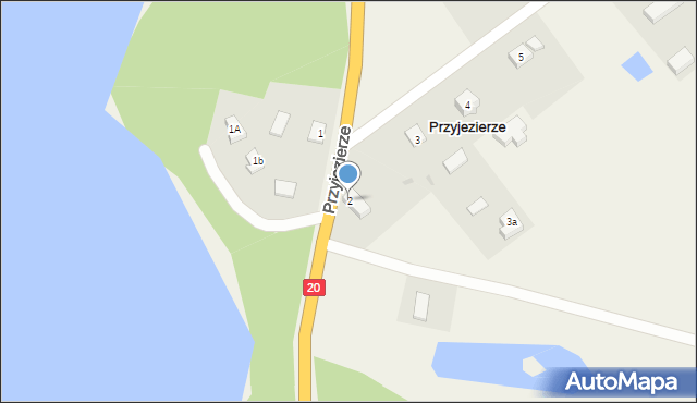 Przyjezierze, Przyjezierze, 2, mapa Przyjezierze