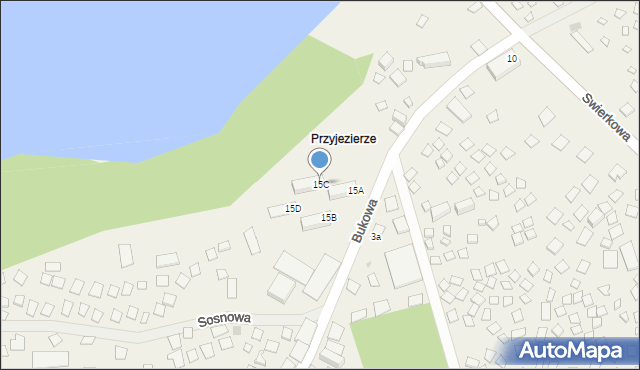 Przyjezierze, Przyjezierze, 15C, mapa Przyjezierze