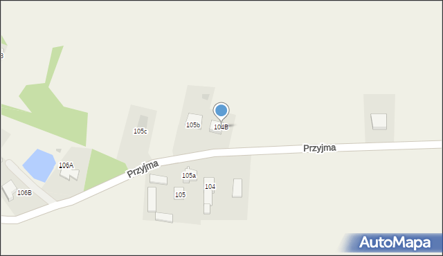 Przyjma, Przyjma, 104B, mapa Przyjma