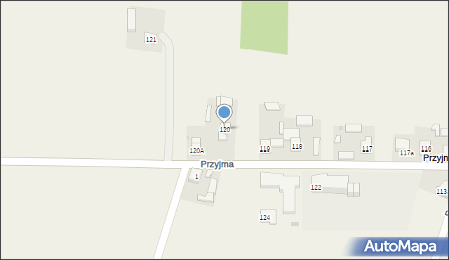 Przyjma, Przyjma, 120, mapa Przyjma