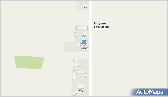 Przyjma, Przyjma, 79a, mapa Przyjma