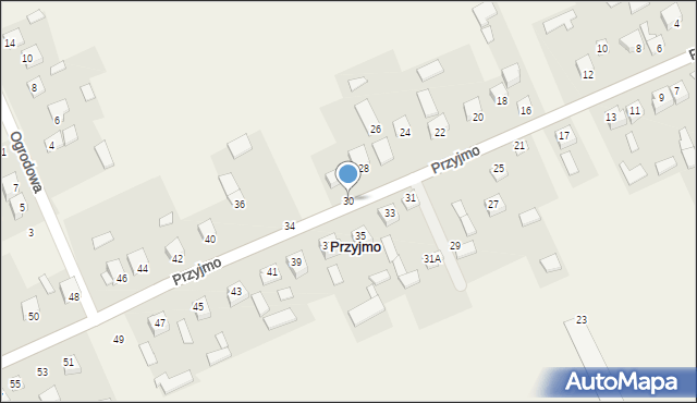 Przyjmo, Przyjmo, 30, mapa Przyjmo