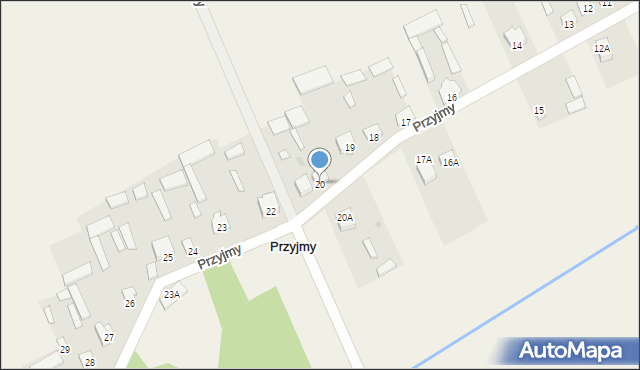 Przyjmy, Przyjmy, 20, mapa Przyjmy