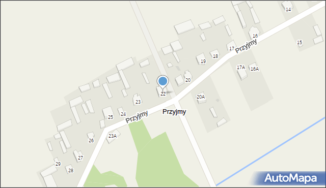 Przyjmy, Przyjmy, 22, mapa Przyjmy