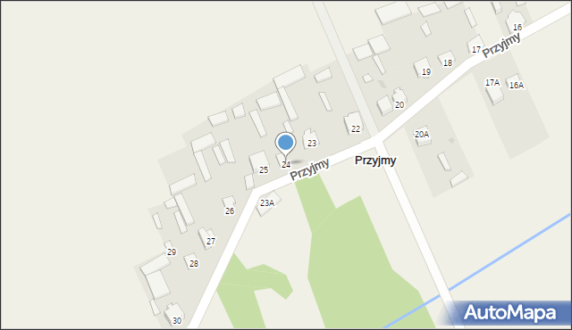 Przyjmy, Przyjmy, 24, mapa Przyjmy