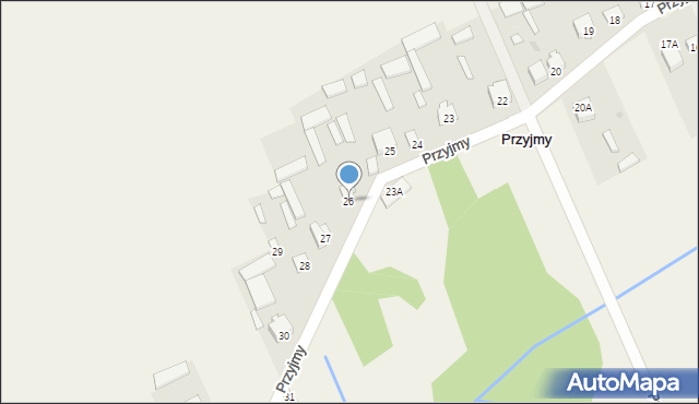 Przyjmy, Przyjmy, 26, mapa Przyjmy