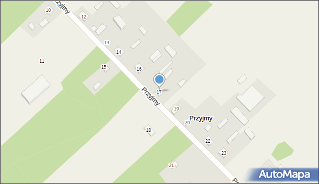 Przyjmy, Przyjmy, 17, mapa Przyjmy