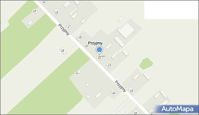 Przyjmy, Przyjmy, 22, mapa Przyjmy