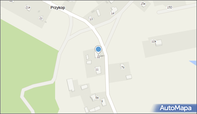 Przykop, Przykop, 12, mapa Przykop