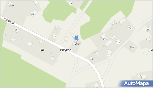 Przykop, Przykop, 20a, mapa Przykop