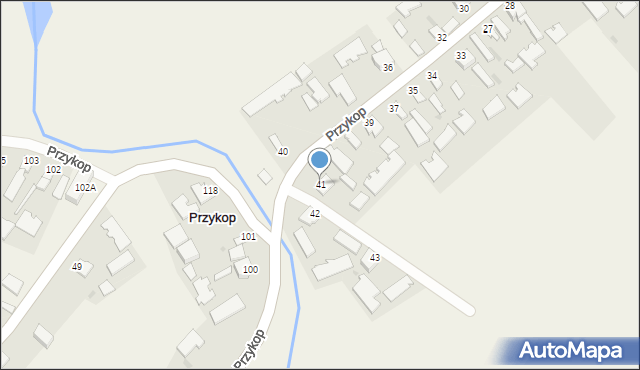 Przykop, Przykop, 41, mapa Przykop