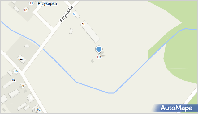 Przykopka, Przykopka, 11c, mapa Przykopka