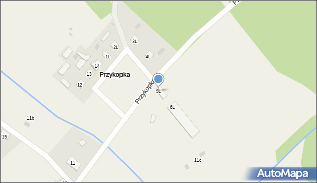 Przykopka, Przykopka, 5L, mapa Przykopka
