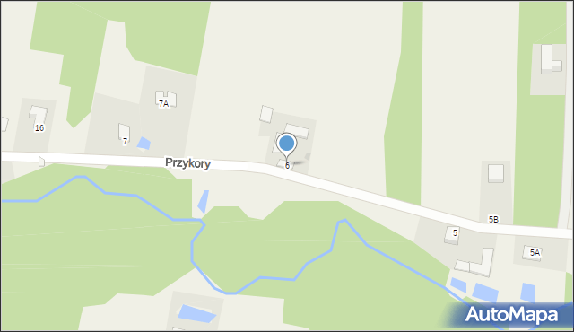 Przykory, Przykory, 6, mapa Przykory