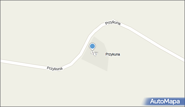 Przykuna, Przykuna, 1A, mapa Przykuna