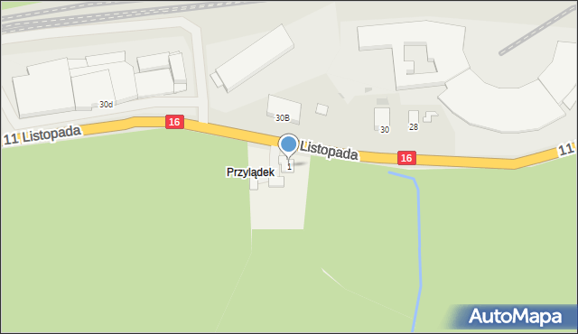 Przylądek, Przylądek, 1, mapa Przylądek