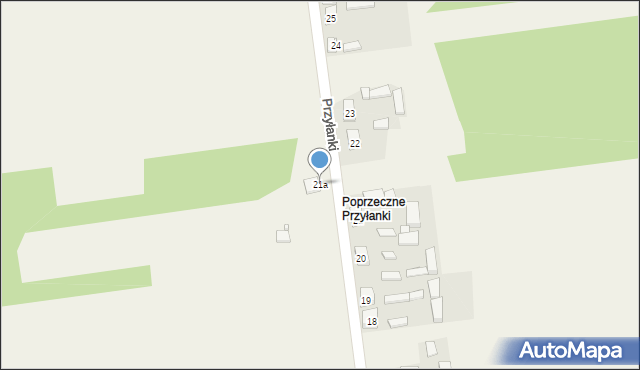 Przyłanki, Przyłanki, 21a, mapa Przyłanki