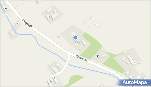 Przylaski, Przylaski, 44, mapa Przylaski