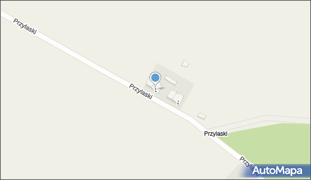 Przylaski, Przylaski, 1, mapa Przylaski