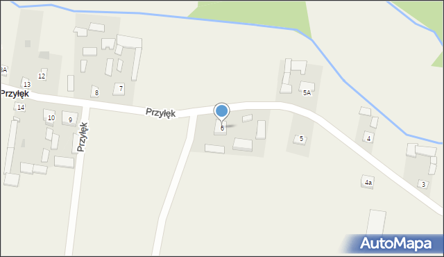 Przyłęk, Przyłęk, 6, mapa Przyłęk