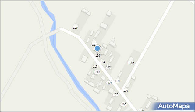 Przyłęk, Przyłęk, 126, mapa Przyłęk
