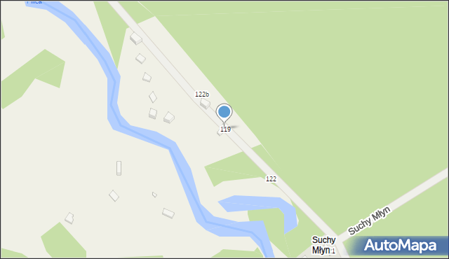 Przyłęk, Przyłęk, 119, mapa Przyłęk