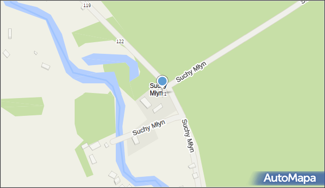 Przyłęk, Przyłęk, 121, mapa Przyłęk