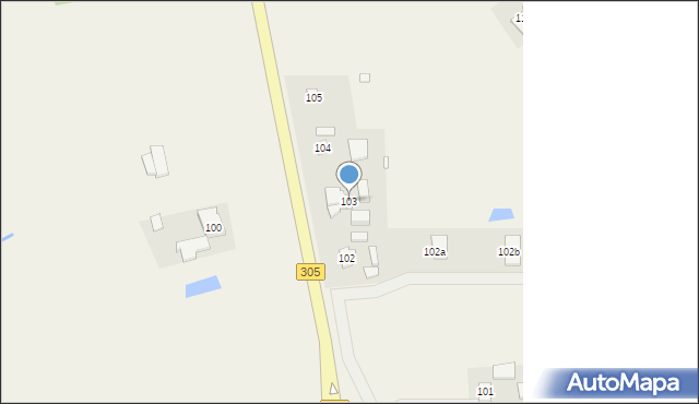 Przyłęk, Przyłęk, 103, mapa Przyłęk