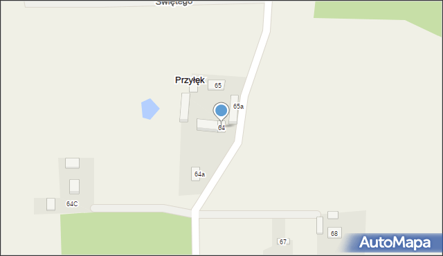 Przyłęk, Przyłęk, 64, mapa Przyłęk