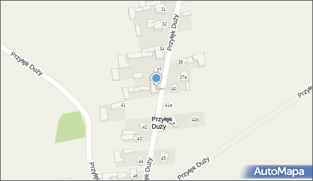 Przyłęk Duży, Przyłęk Duży, 39, mapa Przyłęk Duży