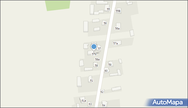 Przyłęk Duży, Przyłęk Duży, 57b, mapa Przyłęk Duży