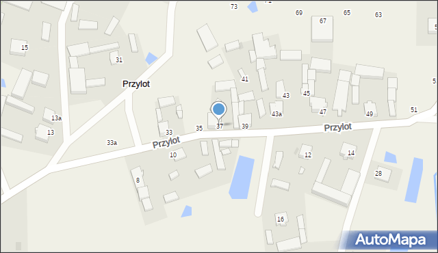 Przylot, Przylot, 37, mapa Przylot