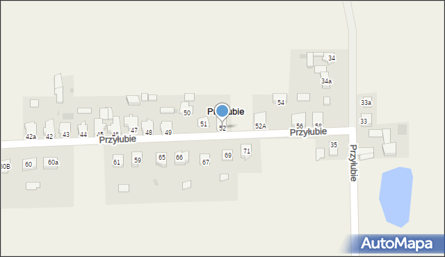 Przyłubie, Przyłubie, 52, mapa Przyłubie