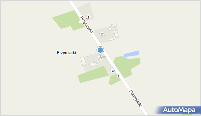 Przymiarki, Przymiarki, 11, mapa Przymiarki