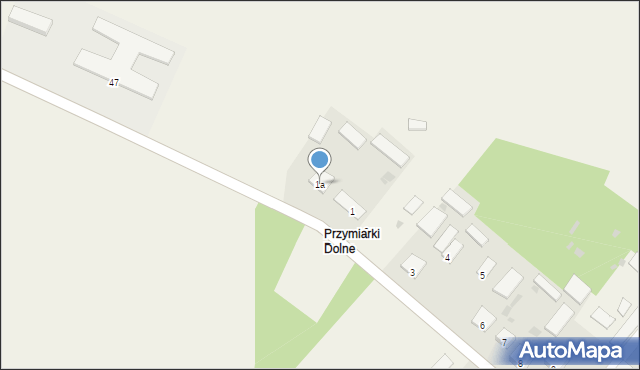 Przymiarki, Przymiarki, 1a, mapa Przymiarki