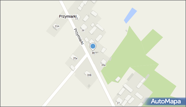 Przymiarki, Przymiarki, 36, mapa Przymiarki