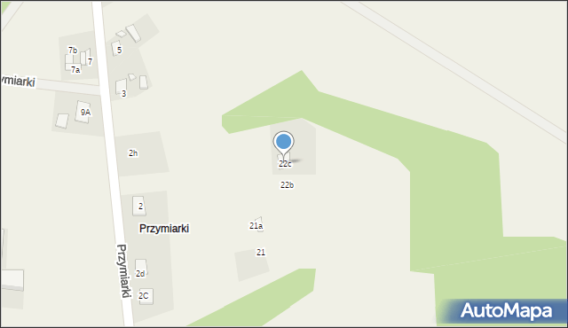 Przymiarki, Przymiarki, 22c, mapa Przymiarki