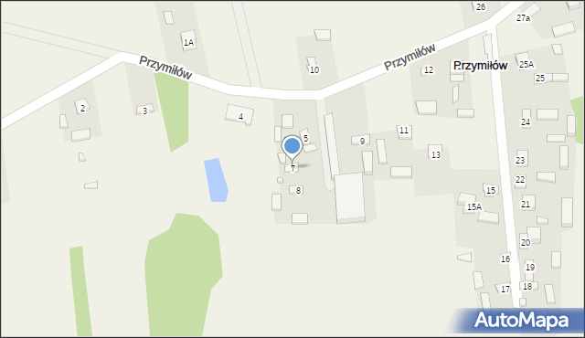 Przymiłów, Przymiłów, 7, mapa Przymiłów